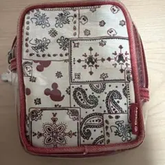 Disney ディズニー ミッキー ペイズリー柄 ポーチ