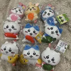 新品】ちぃかわ ハチワレ ご当地 ぬいぐるみ 7点 おまけ付 大阪 新撰組