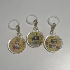 ハラカド ワンピース　ナミ　ブルック　ウソップ　アンブレラチャーム
