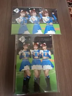 ファイターズガール 滝谷美夢　ブロマイド2枚