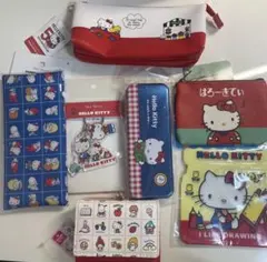 ハローキティ 50周年記念グッズ　レトロ　雑貨　まとめ売り サンリオ　新品未使用