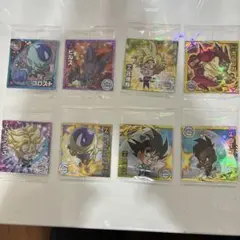 ウェハース、ドラゴンボールステッカー８枚、まとめ売りです。