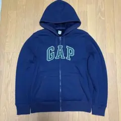 old　GAP ネイビー フルジップパーカー