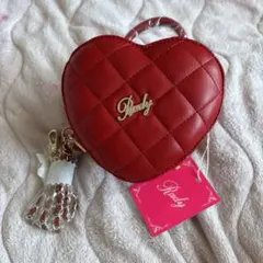 Rady ハート型ショルダーバッグ 赤 F