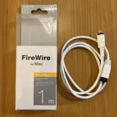 【箱あり】エレコム FireWireケーブル(9ピン－4ピン) IE-941WH
