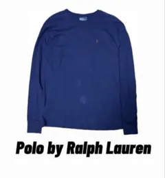 【Polo by Ralph Lauren】 ネイビー 長袖シャツ メンズS相当