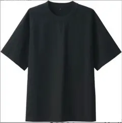 無印良品 涼感クルーネック半袖布帛Tシャツ　ベージュ　ブラック　M 2枚セット