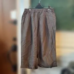 №2 ワイドパンツ ゴムウエスト