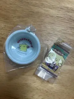 お風呂キーチェーン　キャラパキ　プリン
