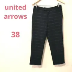 【UNITED ARROWS】レディース　ショートパンツ　チェック柄　ブラック
