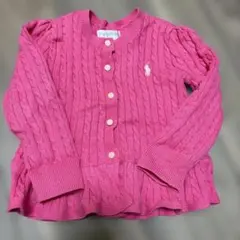 Ralph Lauren ピンク カーディガン 24M