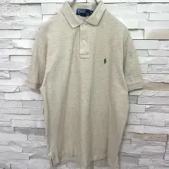 90s Ralph laurenラルフローレン ポロシャツ ワンポイント刺繍