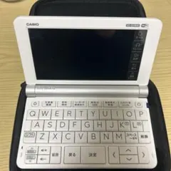 CASIO EX-word 電子辞書 ホワイト ケース付き - メルカリ