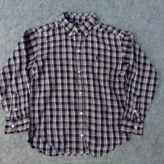 ラルフローレン長袖チェックシャツ ボタンダウン サイズ7（130相当）Ralph