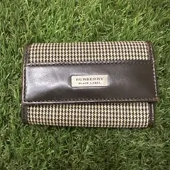 BURBERRY BLACK LABEL チェック柄キーケース