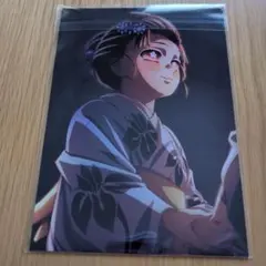 映画鬼滅の刃入場者特典　第6弾キービジュアル イラストボード (恋雪ver.)
