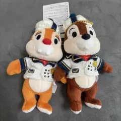 チップ&デール　ぬいぐるみバッジ　Disney Christmas 2019