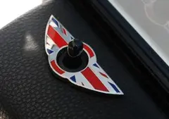 mini cooper　ミニクーパー　ドアピン　カバー　２個セット　レッド系