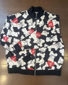 ハニーシナモン　クマプリント ジャンパー