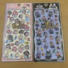プチドロップステッカー　ディズニー　プリンセス　ヴィランズ　 2種　プチドロ