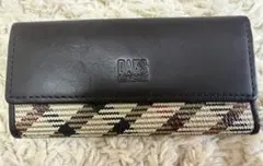 DAKS 4連キーケース　ダックス　チェック柄