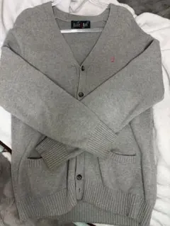 East Boy イーストボーイ スクールカーディガン グレー/ピンク 11号