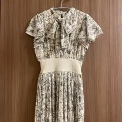 INGNI 花柄フリルプリーツワンピース