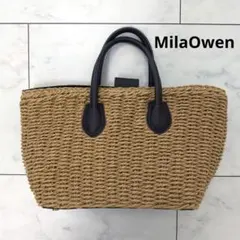 MilaOwen ミラオーウェン　かごトートバッグ　レザーかごバッグのサムネイル