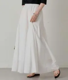 【新品/定価¥19800】 Loungedress パネルギャザースカート