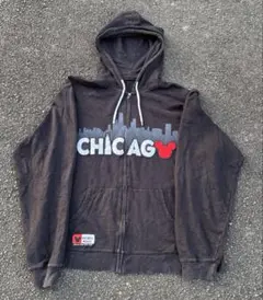 00s Mickey Mouse zip hoodie ミッキー　ジップパーカー