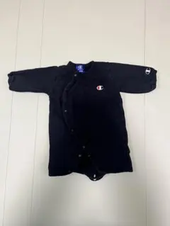 Champion ブラック ロンパース