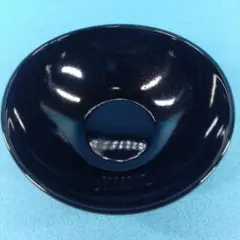 金麦の四季 濃紺陶器・金麦晩酌皿《ボンサラグラス》・るりいろ丸小鉢1枚①【美品】