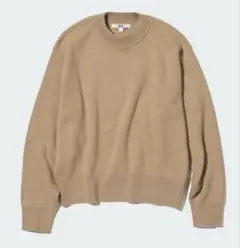 【UNIQLO】スムースコットンクルーネックセーター