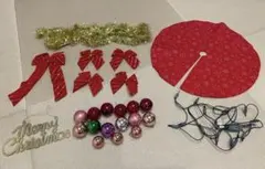 クリスマスツリー　オーナメントセット
