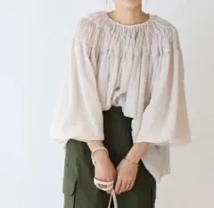 JOURNAL STANDARD relume シャーリングギャザーブラウス美品