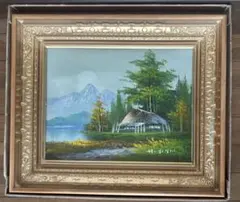 アイルランド画家 爽やかな大型水彩画/静物画 額縁入り - メルカリ