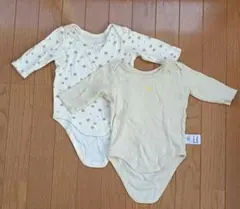 トップバリューロンパース80　2点セット