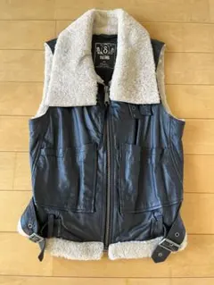 【美品】DIESELレザーベスト／再値下げしました！
