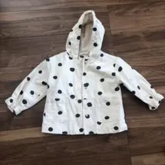 ZARABaby ドット柄フード付きジャケット　104