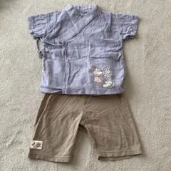 ミッキー　ディズニー　甚平　90