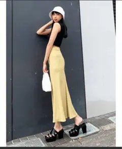 【EMODA】ハイウエストマーメイドスカートS