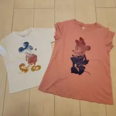 姉弟 お揃い リンクコーデ 100 140 ユニクロ ディズニー