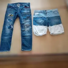 BTS ジミン着用モデル　ポロ ラルフローレン デニム ダメージパンツ BTS ジミン着用モデル ポロ ラルフローレン デニム ダメージパンツ