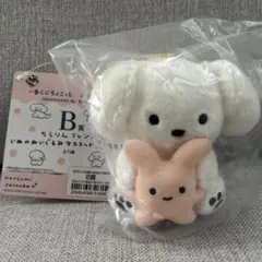 一番くじ ちらりんフレンズ いぬのぬいぐるみマスコット B賞①のサムネイル