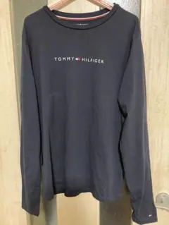 TOMMY HILFIGER 長袖カットソー ネイビー Sサイズ