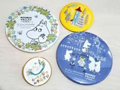 ムーミンバレーパーク 缶バッジ4点セット
