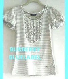 BURBERRY BLUE LABEL半袖カットソーロゴ刺繍