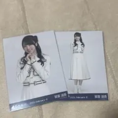 賀喜遥香 37th 制服 生写真 チュウ ヒキ バーコード付き 乃木コレ
