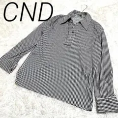 G.N.D チェック柄 長袖シャツ メンズ 袖口ボタン　胸ポケット　柔らか生地