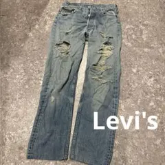 Levi's Jeans デニム　ジーンズ　ダメージ加工のサムネイル